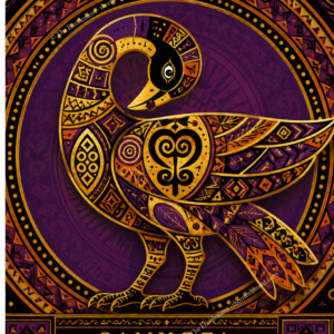 Sankofa - Symbol of Going Back - Original Fine Art